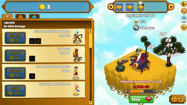 Новый кликер из Steam Clicker Heroes #1 - Начинаем всех гасить :D смотреть онлайн