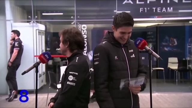 Fernando Alonso & Esteban Ocon Funny and Cute Moments смотреть онлайн