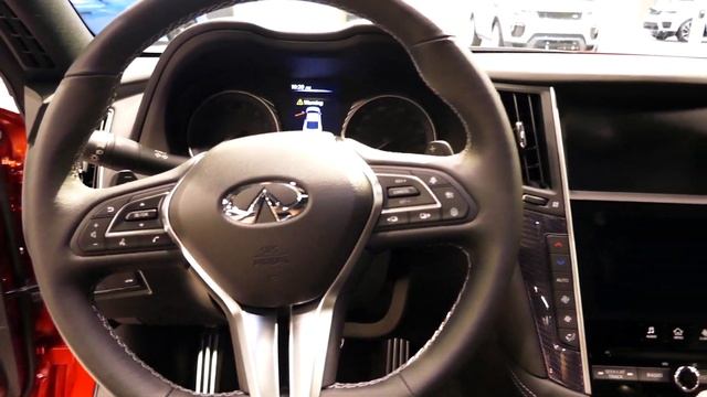 New 2019 Infiniti Q60 Red Sport 400 Interior Tour - 2018 OC Auto Show, Anaheim, CA смотреть онлайн