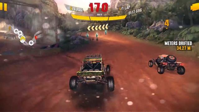 Asphalt Xtreme первый заезд на Багги смотреть онлайн