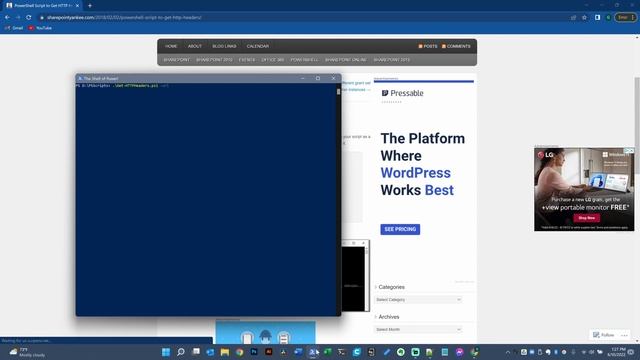 PowerShell Script To Get HTTP Headers of a URL смотреть онлайн