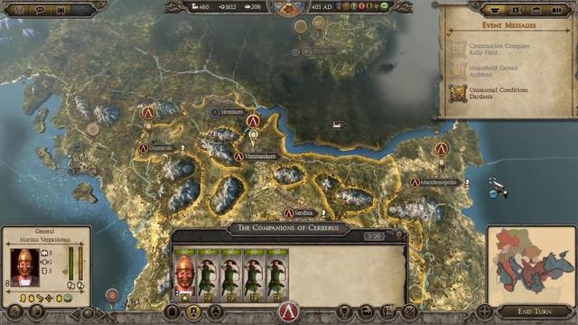 Sparta Campaign for Antiquity Mod (Attila Total War) Part 3: COLONIZING DACIA смотреть онлайн