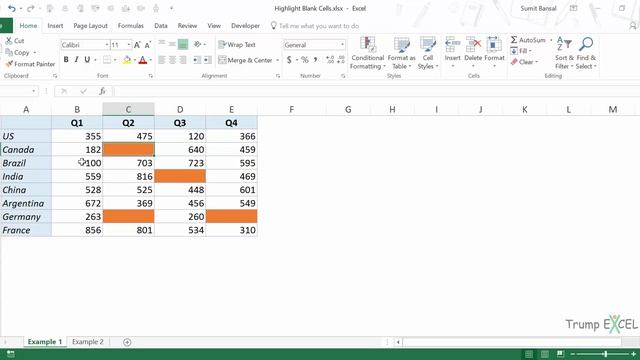 How to Quickly Highlight Blank Cells in Excel смотреть онлайн