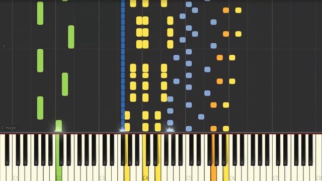 Frappe Snowland - Mario Kart 64 (Synthesia) смотреть онлайн