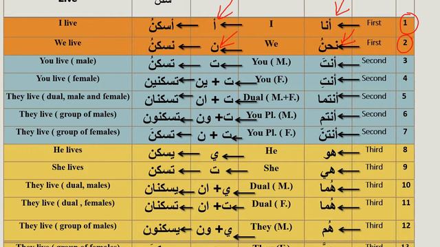 Arabic Language -Beginners And Intermediate Video 193- Present Tense 1