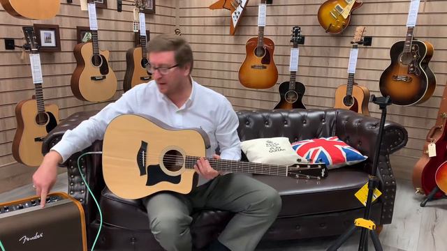 Taylor 110ce Electro Acoustic Guitar Including Taylor Gig Bag смотреть онлайн