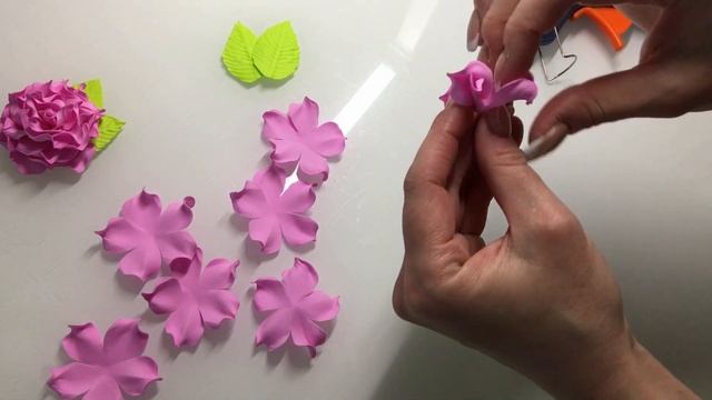 САМЫЙ ПРОСТОЙ ЦВЕТОК своими руками | ФОАМИРАН | Flowers from FOAMIRAN смотреть онлайн