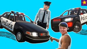 Полицейские МАШИНЫ в АМЕРИКЕ против ПРЕСТУПНИКОВ!!! Как ИГОРЬ стал Американским Полицейским.mp4