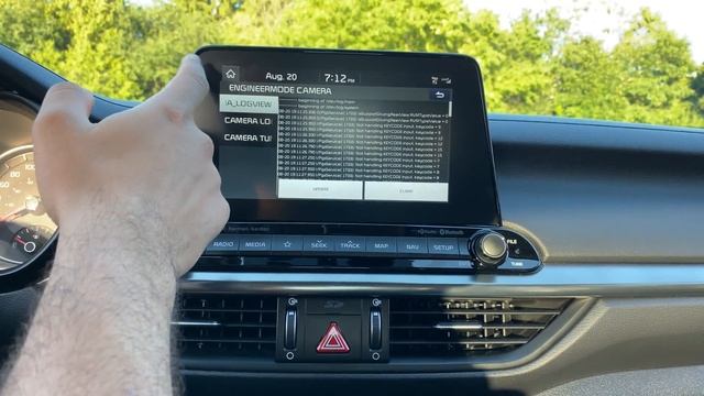 Hidden ENGINEERING MODE Menu Kia Infotainment