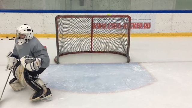 Тренировка Хоккейного Вратаря✅Отработка Движения в Воротах ?Длинное Т-образное перемещение +фонарик смотреть онлайн