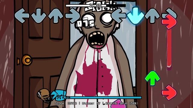 Бабуля Гренни во Friday Night Funkin' От Первого Лица ФНФ Мод VS GRANNY! Хоррор Мод смотреть онлайн