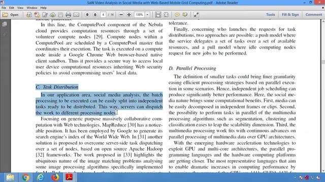 SaW Video Analysis in Social Media with Web Based Mobile Grid Computing смотреть онлайн