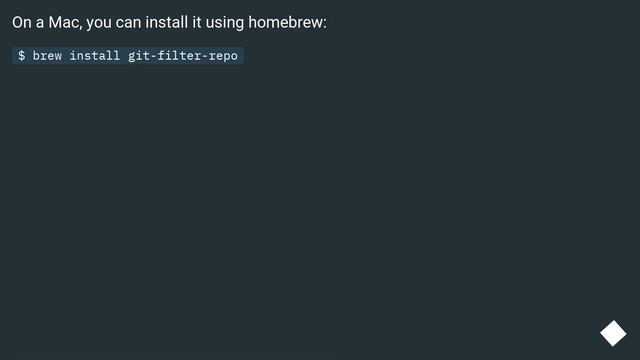 How do you install git-filter-repo? смотреть онлайн