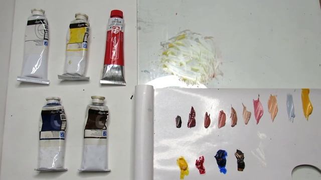 Масляная живопись: Оттенки кожи + Лессировка маслом. Как смешивать цвета для портрета? Часть2 [EP55