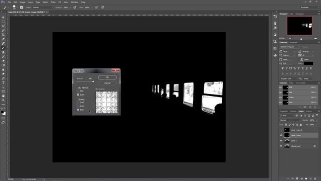 Создаем объемный (рассеянный) свет в Photoshop смотреть онлайн