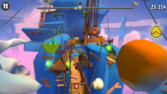 Angry Birds GO! Gameplay Walkthrough - Air Track 2 - Race 1 for Android/IOS смотреть онлайн