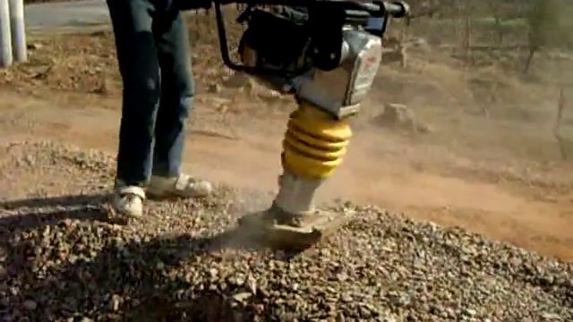 Tamping Rammer 72FW Subaru Robin EH12-2D engine part1 смотреть онлайн