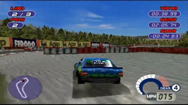 TOCA World Touring Cars PS1 - Gameplay Video смотреть онлайн