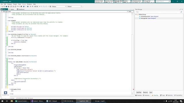 Tutorial B4A (Basic 4 Android) - Form Login + SQL Server (PART 3) смотреть онлайн