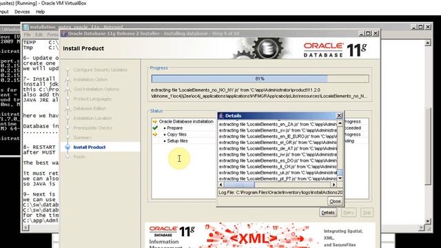 Part2 Database installation configuration for Oracle 11g Database Forms Reports смотреть онлайн