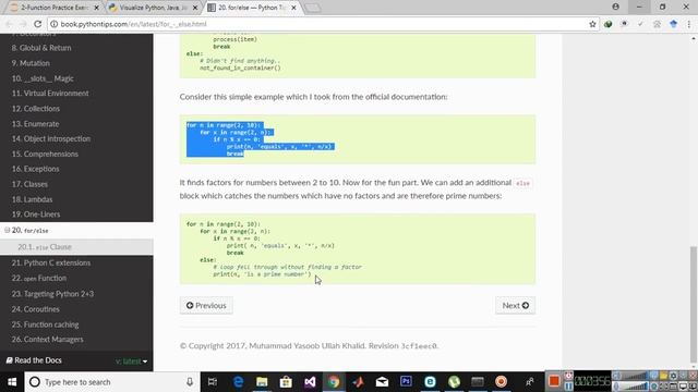 Python Prime-Numbers For-Else loop смотреть онлайн