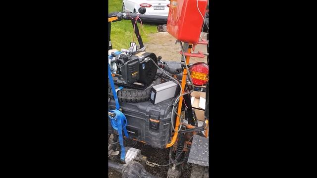 Генератор 48V для полноприводного электромобиля. смотреть онлайн