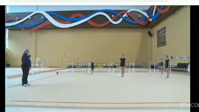 Карпушенко Е.Л. ЗТР по ХГ, броски обруча с вращениями смотреть онлайн