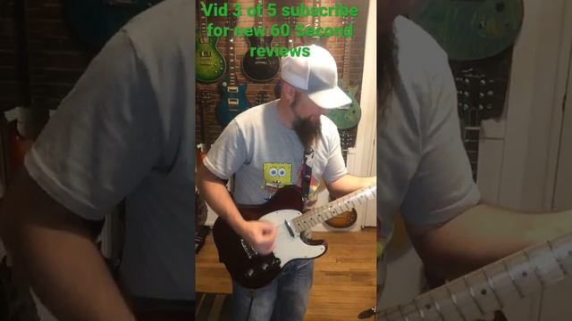 2006 MIM Fender Telecaster 60th Anniversary, Overdrive sounds. Does it bark? 60 Second Review смотреть онлайн