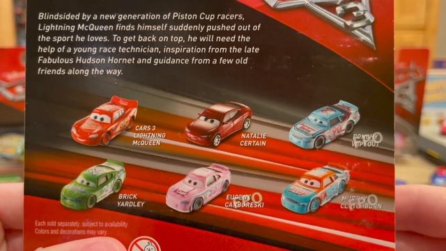 Mattel Disney Cars 3 Prototypes Dud Throttleman Ralph Carlow Parker Chip Rex (Piston Cup Racers) смотреть онлайн