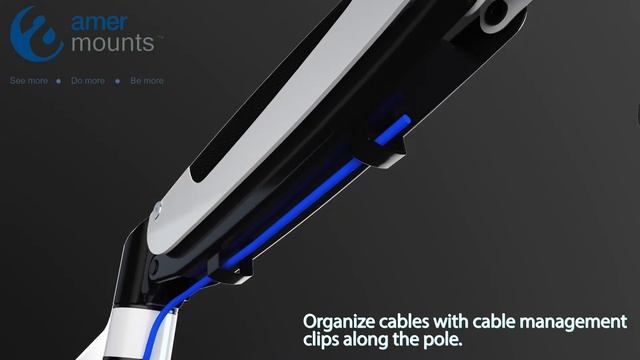 Amer Mounts HYDRA3XL Features | Triple Monitor Mount with Articulating Arms смотреть онлайн