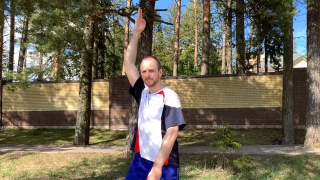 Aikido solo practice / Tenchi nage with main points. смотреть онлайн