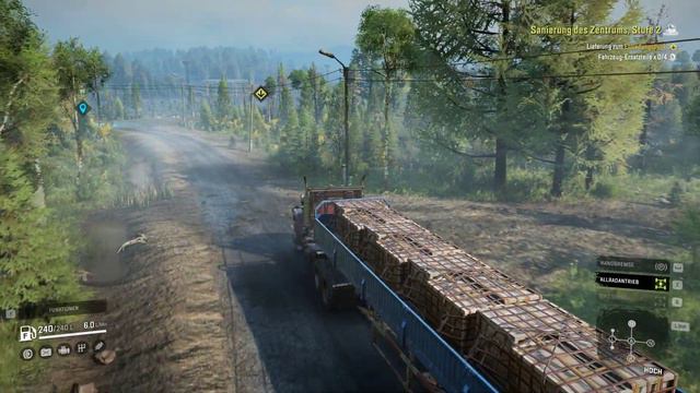 SnowRunner - Taimyr | Sanierung des Zentrums, Stufe 2 [Trainer Gameplay] смотреть онлайн