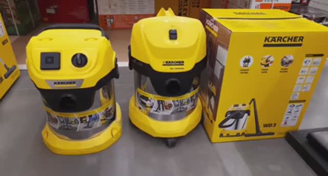 Новый пылесос Karcher WD 3. Рестайлинг культового пылесоса! Отличия от предыдушей версии. смотреть онлайн