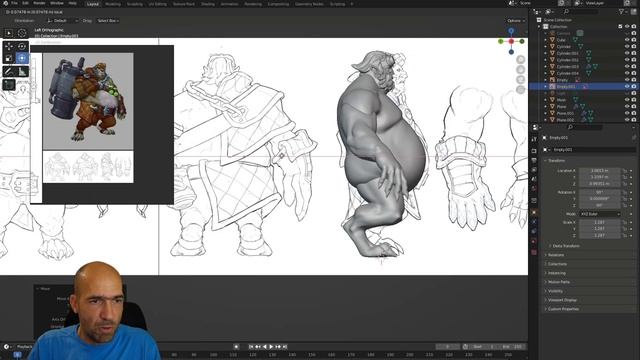 Detailing the body - Create a commercial game 3D character episode 04 смотреть онлайн