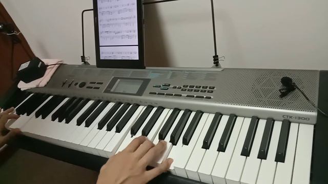 Dragon Quest theme piano cover CASIO CTK1300 смотреть онлайн