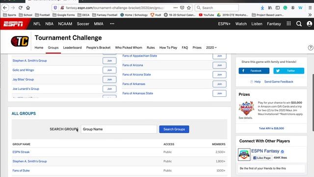ESPN Tournament Challenge Sign Up Instructions смотреть онлайн