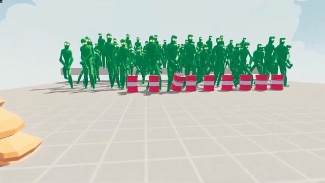 Zombie 100 Units vs Army Soldier - Totally Accurate Battle Simulator TABS смотреть онлайн