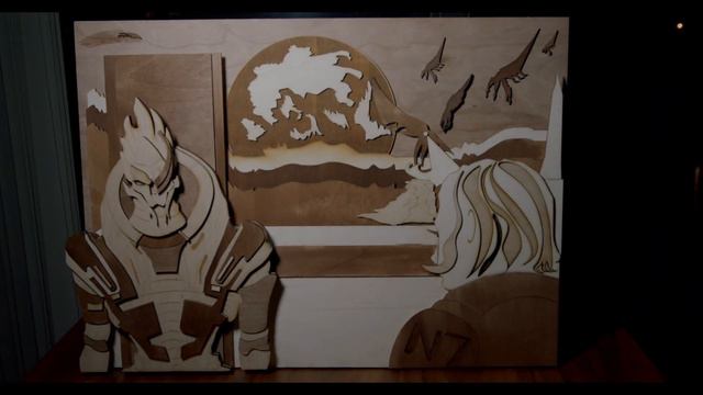 MASS EFFECT WOOD ART! смотреть онлайн
