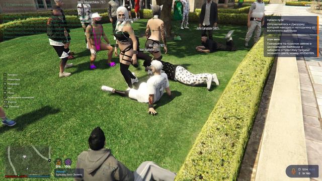 Небольшой движ на GTA 5 RP Сервер Rocford Русская Мафия смотреть онлайн