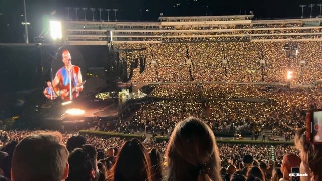 COLDPLAY - Live In Rose Bowl Stadium, Pasadena, CA. Music Of The Spheres Word Tour. Oct 1, 2023.FUL