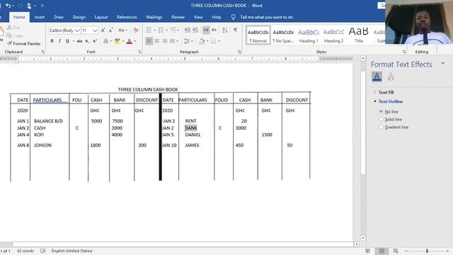 HOW TO DESIGN THREE COLUMN CASH BOOK IN EXCEL смотреть онлайн