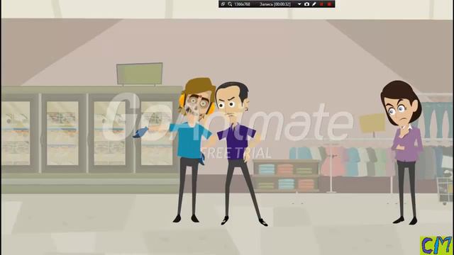 Goanimate Учитель и ученик #2