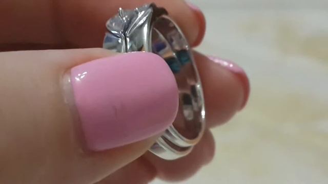 Парные кольца Сердце из серебра смотреть онлайн