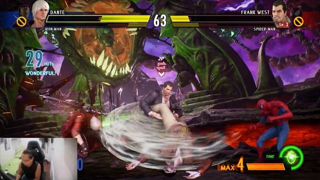 Iron man and Dante Combo Marvel vs Capcom Infinity смотреть онлайн