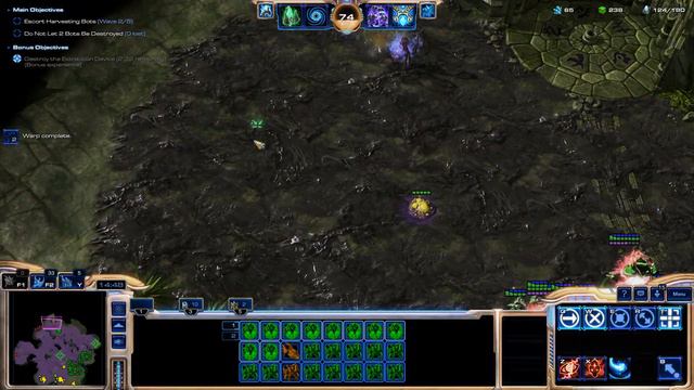 StarCraft 2 Co-Op Mist Opportunities Vorazun lvl 1000 - 270 Supply! смотреть онлайн