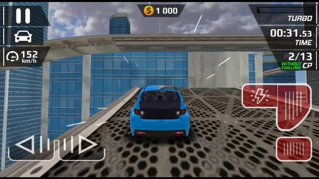 Car driving simulator stunt | Car driving game | Car driving Android gameplay смотреть онлайн