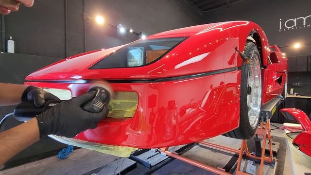 TOTAL PRECISION // Ferrari F40 Paint Correction & Interior Detailing смотреть онлайн