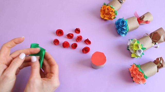 DIY Розы из бумаги ?Букет роз своими руками ? Цветы из бумаги Поделки из бумаги смотреть онлайн