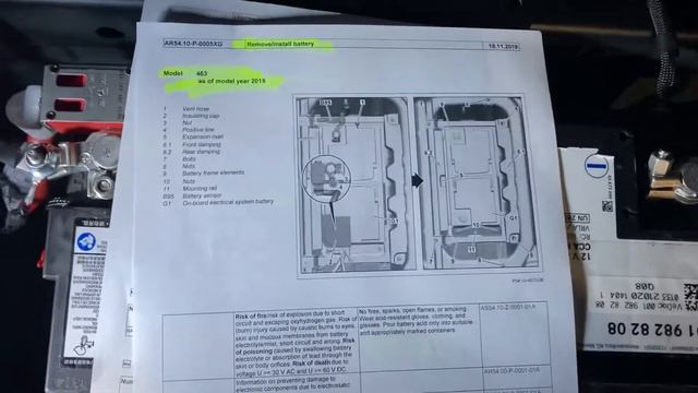 G63 Main battery replacement/ 2019 with engine M177/New G63/ G Wagon battery locations/ on board смотреть онлайн