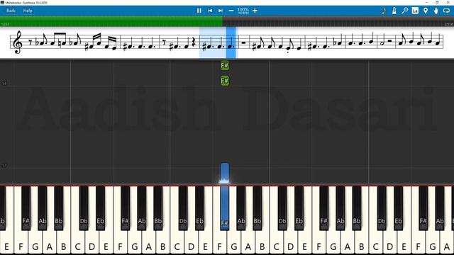 Mehabooba Song Keyboard Notes (piano cover) | Ravi Basrur | Yash | Prashanth Neel | KGF Chapter 2 смотреть онлайн